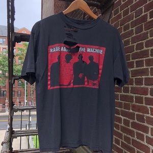 vintage rage against the machine graphic t-shirt
